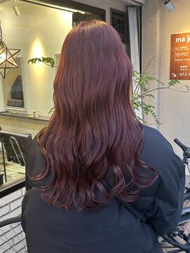 マジョリ(ma jolie) ブリーチなしワインレッド