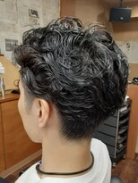 コダマ 新大塚店(KODAMA)&nbsp;ツーブロックパーマスタイル（マッシュパーマ/ベリーショート）