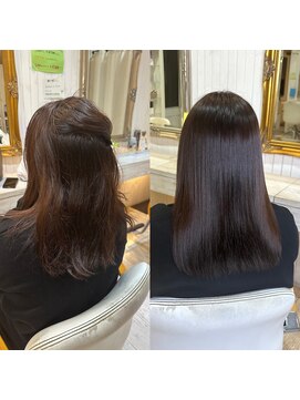 ノンヘアープラス(non hair +) うる艶美髪矯正ストレート