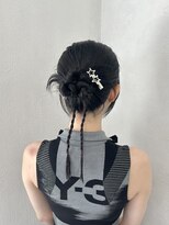 カチモリヘア　アップスタイル