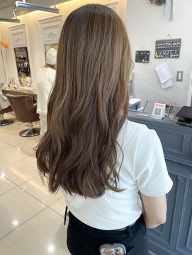 ネオリーブアイム 横浜西口店(Neolive aim) 秋のオリーブベージュ　赤味消しカラー　ダブルカラー　横浜