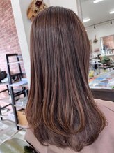 ヘアーサロン ブルーム(bloom) 極細ハイライト