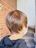 カット+白髪染め【リタッチ】+髪質改善トリートメント〈新大久保/高田馬場〉