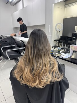 アライブ ハラジュク(ALIVE harajuku) 【ALIVE yu-ki 私にしかできないバレイヤージュ】