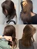 -Saki限定- カット+透明感カラー+バイカルテ5stepトリートメント￥13000