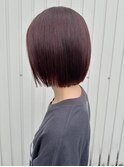 【ももか】艶髪アーバンカラー/切りっぱなしボブ