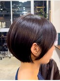 骨格補正丸みショートボブ  2510