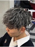 名古屋ホワイトメッシュパーマブリーチツイストスパイラルパーマ