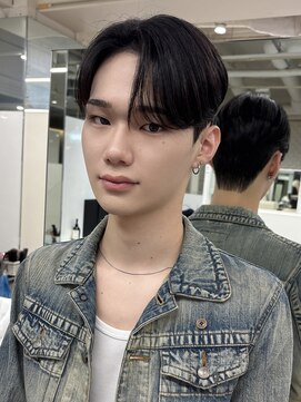 【人気No. 1トレンドスタイル】シースルーセンターパート