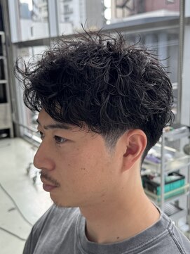 フィフス(fifth) スパイキーショート短髪パーマビジネスショートルーズパーマ