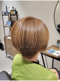 白髪ぼかし×ヴェールナチュラル×クールショート