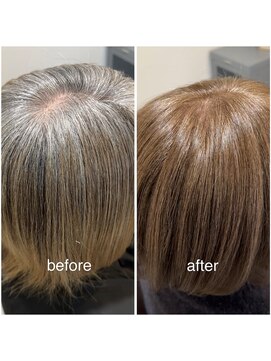 ケースタイルシェノン(K-STYLE CHAINON) 脱白髪染めカラー