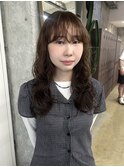 ロングパーマ