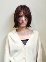 アクセヘアー 町田(acce hair)&nbsp;カシスブラウンレイヤーボブ