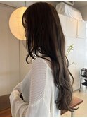 オリーブグレージュ/透明感カラー/ブリーチなし