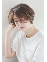 モッズ ヘア 新宿サウス店(mod's hair)&nbsp;長めバング×丸みショート