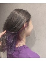 ヘアサロンM 新宿&nbsp;外ハネボブ/アッシュブラウン/ネオウルフ/デザインカラー