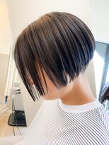 ロンド(ROND) ●ブリーチ無しでOK透明感アッシュグレージュ前下がりショート