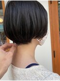 丸みショートボブ