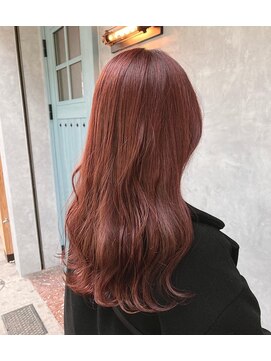 ノア(noa) ブリーチ無しでチェリーピンク