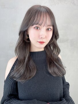 アイティー バイ アルバム 中野店(IT by ALBUM) ワンホンヘア_外ハネボブセクションカラーペールベージュ_29015