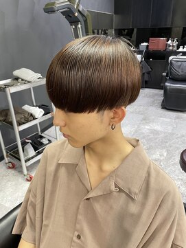 アローズ 久留米店(arose) 20代30代40代ナチュラル束感ショート爽やかツーブロックマッシュ