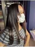 ダメージレスな艶ストレート