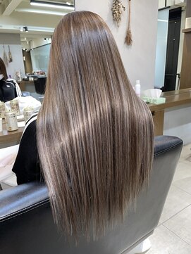 ディア(.eer) シールエクステ/ハイライトMIX/ベージュブラウン/南船場