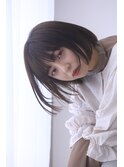 伸ばしかけの人にオススメ切りっぱなしボブ