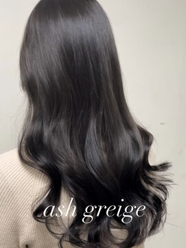 シェノン サントル(CHAINON CENTRE) グレージュカラー/シルキーベージュ/斜めバング[梅田/大阪]