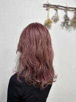 ジウ 上通り(JIU)&nbsp;20代30代小顔ゆるふわミディピンクパープル