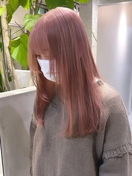 サンクプロジェクト(cinq PROJECT) ダブルカラーピンクベージュベージュカラーケアブリーチレイヤー