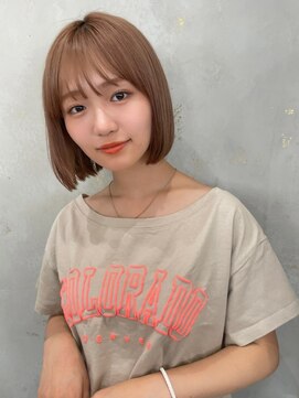 ロンドソレイユ 池袋(Lond soleil) ボブ/前髪カット/レイヤーカット×ケアブリーチ/デザインカラー