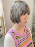 【cuzKLUB】ブリーチデザインホワイトベージュ【池袋】