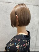 まとまるベージュボブ