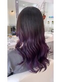 AO hair  デザインバイオレットカラー