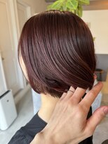 ルーチェロッソ(Luce Rosso) 大人ボブ×チェリーレッド