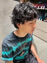 ベイショア(Bay Shore NY)&nbsp;メンズ/強めパーマ/波巻き・波打ちパーマ