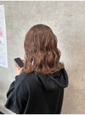 髪質改善ケアカラー×ウェーブパーマ/デジパ/ハイライト