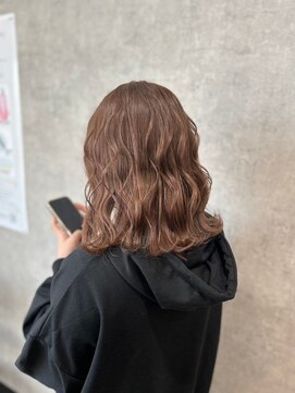 ヘアーワークス ボナ ウニクス店(HAIR WORKS bona) 髪質改善ケアカラー×ウェーブパーマ/デジパ/ハイライト