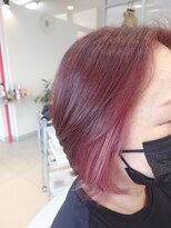 ヘアー2038(hair.2038) ピンクのイヤリングカラー