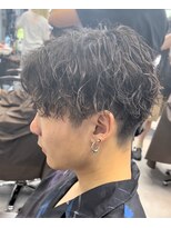 エレナ(elena)&nbsp;ツイストスパイラルパーマウェーブパーマダークアッシュショート