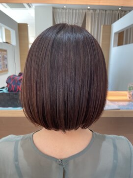 クララ ジャパン みらい平店(CLALA JAPAN) 明るい白髪染め×ボブ