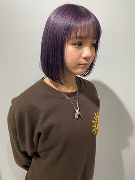 リガナッツ 池袋店(Riganuts) ボブ/ラベンダーアッシュ