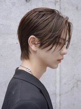 オーシャントーキョー 大阪(OCEAN TOKYO) メンズボブウルフメンズミディアムレイヤーカット韓国ウルフ