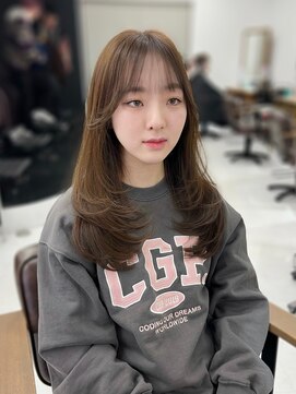 ハピネス 梅田茶屋町店(HAPPINESS) 韓国くびれロング レイヤーオルチャン小顔前髪 艶髪 髪質改善