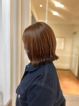 シエル 難波店(CIEL) 【オレンジブラウン×ボブ】#Kotona