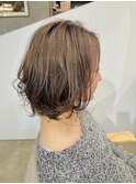 ナチュラルウェーブボブ