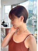 ショートカットショートヘアコンパクトショートボブ丸みショート