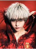【ホワイト×エンドブラック×マッシュウルフ】